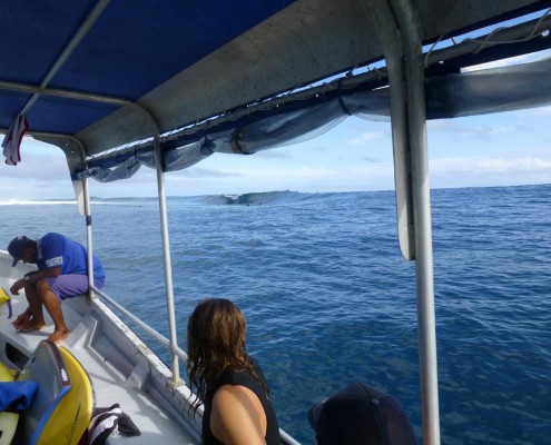 Surf in Fiji Surf Boat on Mooring